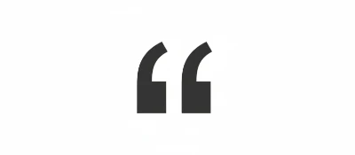 Quote Icon weiß