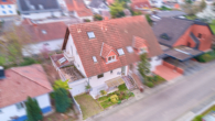 Großzügigige Doppelhaushälfte in ruhiger Anliegerstraße von Haßloch - Luftaufnahme