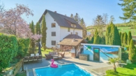 Liebhaberobjekt - ehemaliges Mühlenanwesen mit 3 Wohneinheiten & einzigartigem Flair - Außenbereich mit Pool