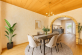 Charmantes Reihenmittelhaus mit Entwicklungspotenzial in Mannheim - Esszimmer - Staging