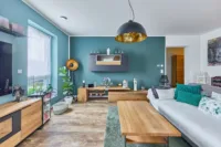 Raum für Ruhe und Stil - Moderne 3-Zimmer-Wohnung mit privatem Garten - Wohnzimmer
