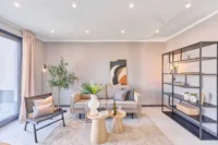 Provisionsfrei - Modern wohnen & genießen: Neubau-Doppelhaushälfte im Erstbezug - Wohnzimmer