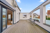 Hochwertiges Wohnerlebnis auf zwei Ebenen: traumhafte 5-Zimmer Maisonette mit großer Terrasse - Terrasse