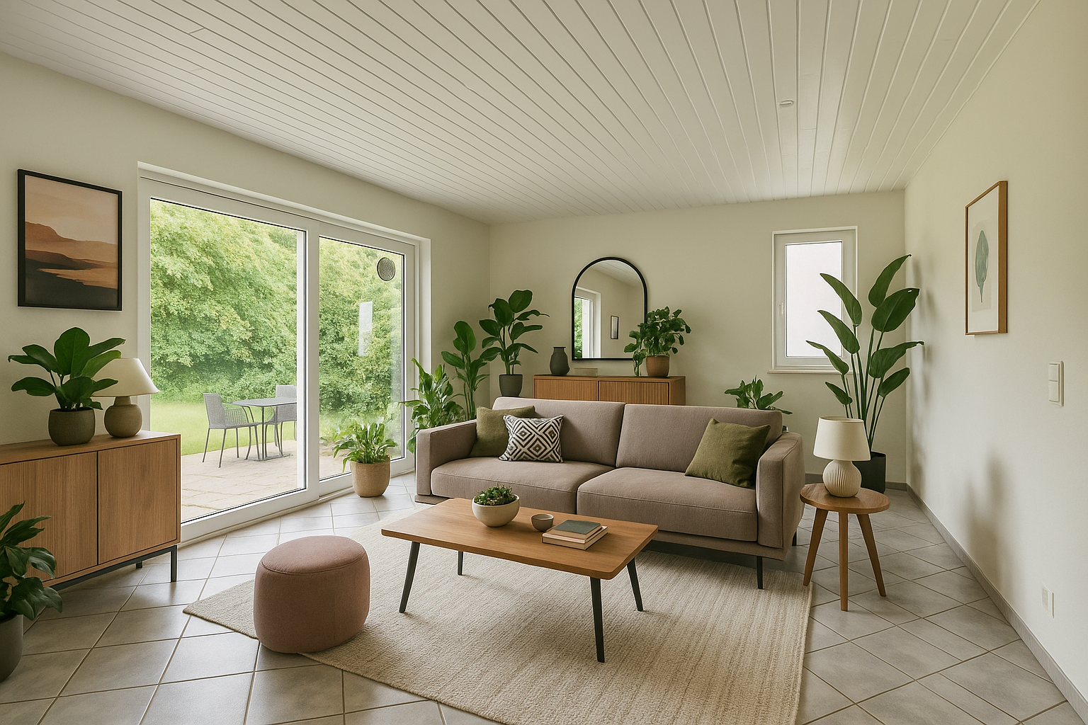 Vermietete 3-Zimmer-Erdgeschosswohnung mit Terrasse und großem Garten, 67378 Zeiskam, Erdgeschosswohnung