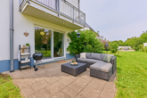 Vermietete 3-Zimmer-Erdgeschosswohnung mit Terrasse und großem Garten - Terrasse
