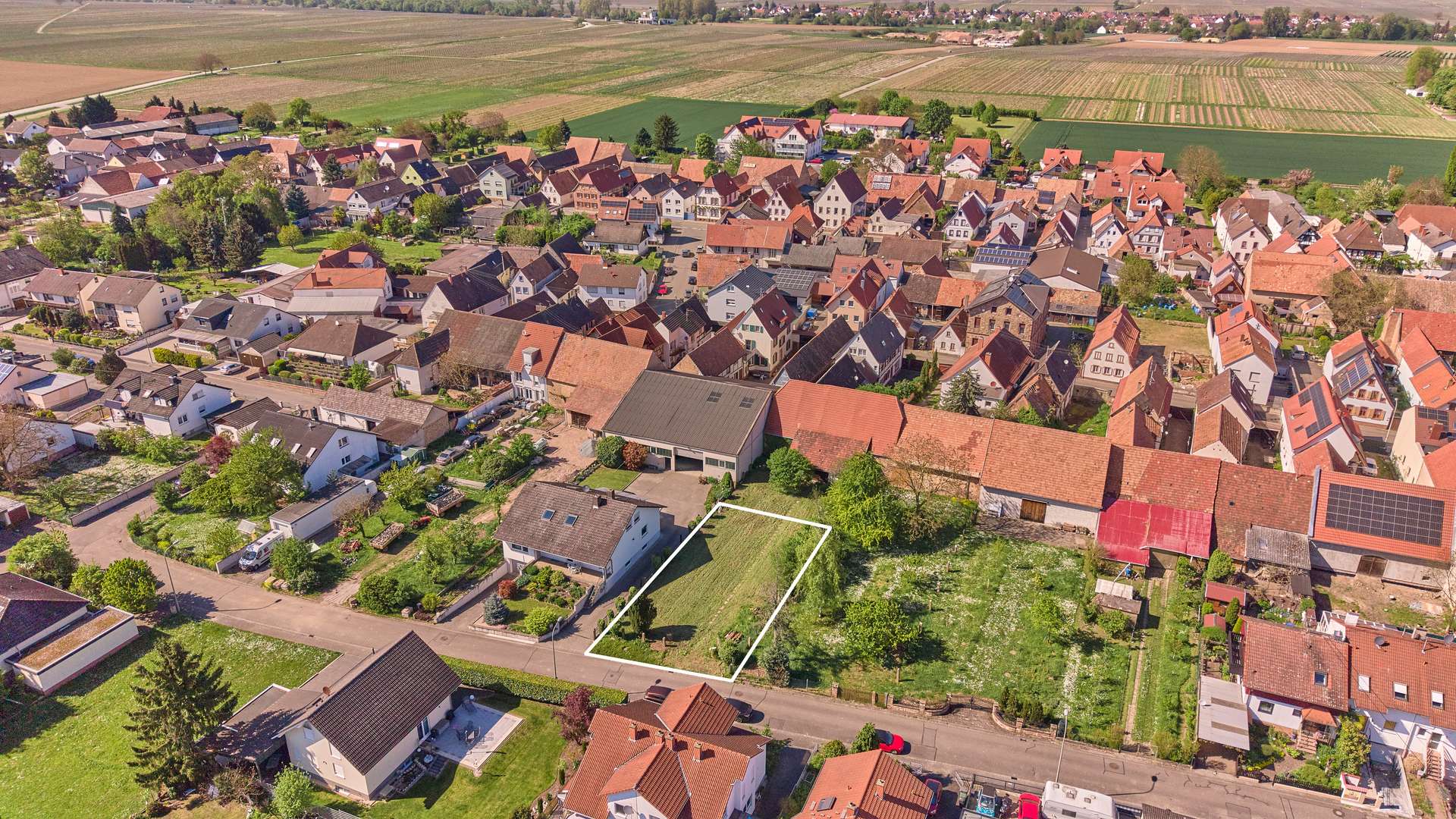 Attraktiver Bauplatz für Ein- bis Mehrfamilienhaus in ruhiger Lage, 67482 Altdorf, Grundstück