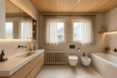 Einfamilienhaus mit großem Garten und gemütlichem Wohnambiente - Badezimmer_digitales staging