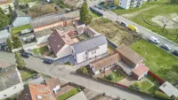 Zuhause neu erleben: Neubau-Doppelhaushälfte mit Garten im Erstbezug - Drohnenaufnahme