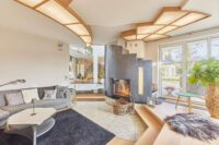 Exklusive Luxusresidenz mit Privatpark, eigenem Spa und höchstem Wohnkomfort - Kaminzimmer