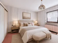 Einfamilienhaus mit großzügigem Außenbereich & Potenzial für individuelle Wohnträume - Schlafzimmer 1_Möblierung Ki-generiert