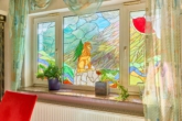Traumhaftes & einzigartiges Luxusanwesen mit paradiesischem Garten & Schwimmteich - Fenster mit Tiffany Glas