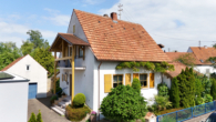 Charmantes Einfamilienhaus mit gemütlicher Terrasse und malerischem Garten in Böhl-Iggelheim - Drohnenaufnahme