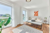 Helle Räume, stilvolles Design, eigener Garten – modernes Wohnglück auf 2 Etagen - Schlafzimmer