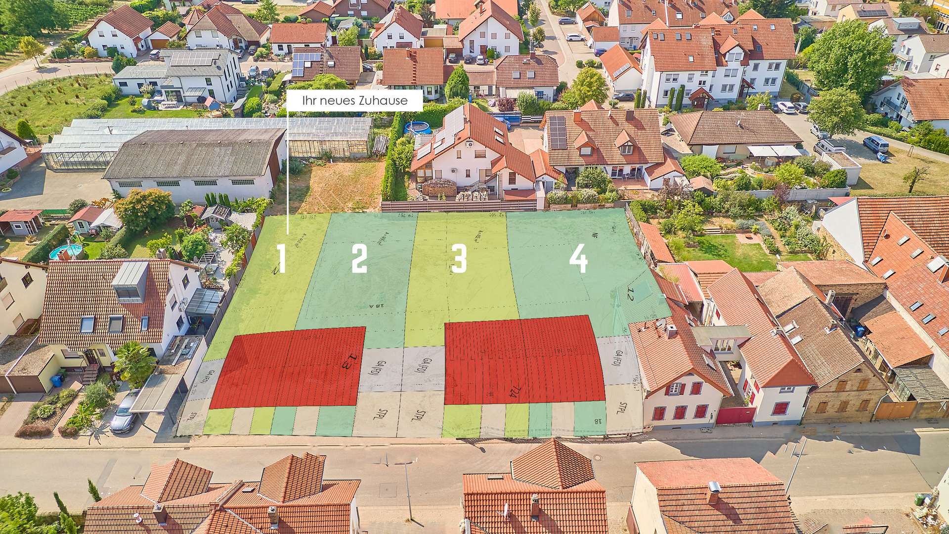Familienfreundlich bauen: Bauplatz für Doppelhaushälfte in ruhiger Lage, 67149 Meckenheim, Grundstück