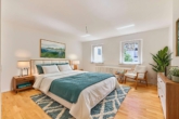 Teilsaniertes Zweifamilienhaus auf der Haardt mit großem Gartengrundstück in sonniger Lage - Schlafzimmer - digitales staging