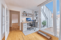 Ein Kauf – 2 Möglichkeiten: 4-Zimmer-Maisonette oder zwei separate Wohneinheiten als Kapitalanlage - Büro DG - digitales staging