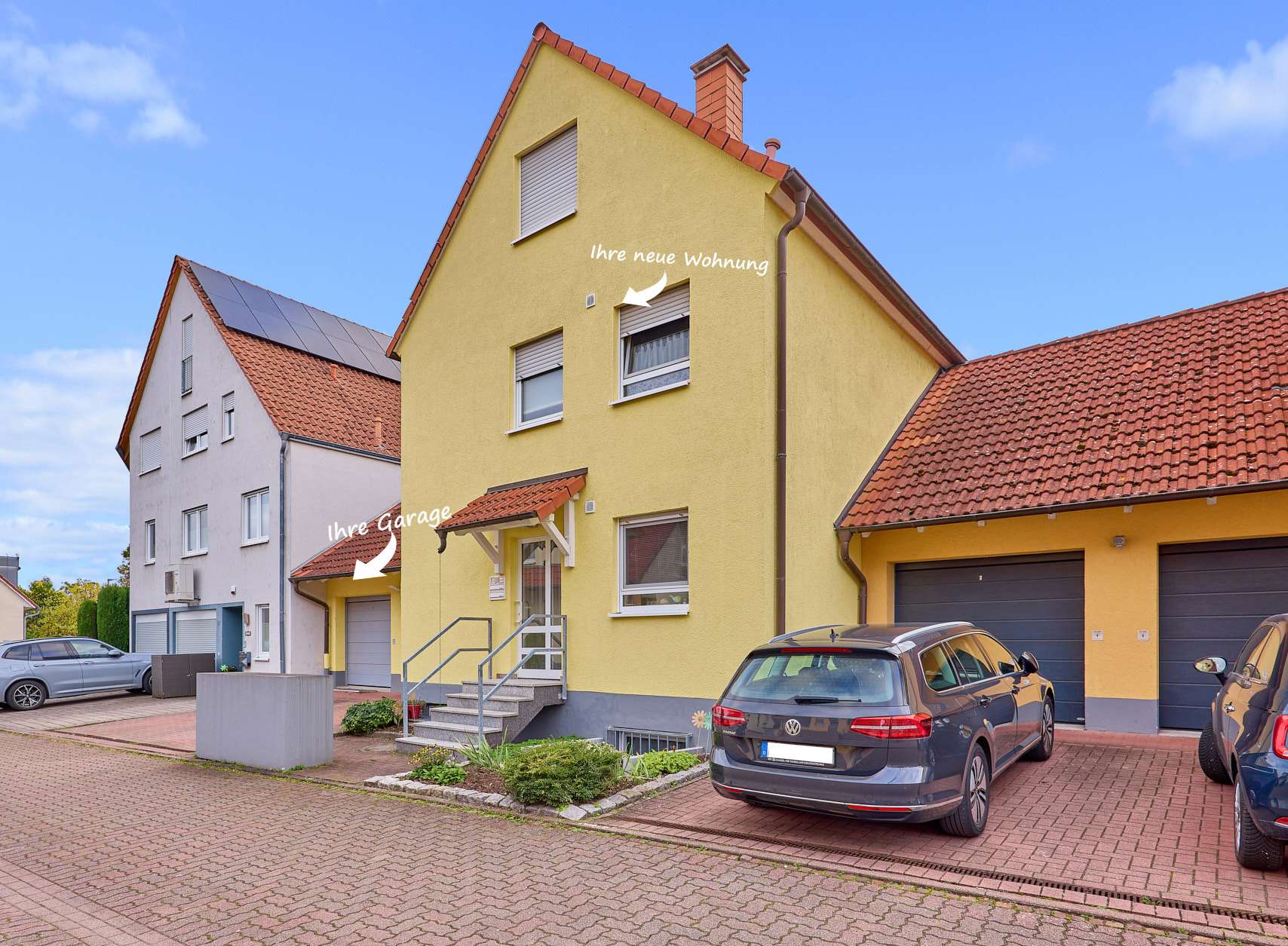 Helle & moderne 4-Zimmer-Wohnung auf zwei Etagen mit Balkon, Garage & PV-Anlage in Feldnähe, 67125 Dannstadt-Schauernheim, Etagenwohnung