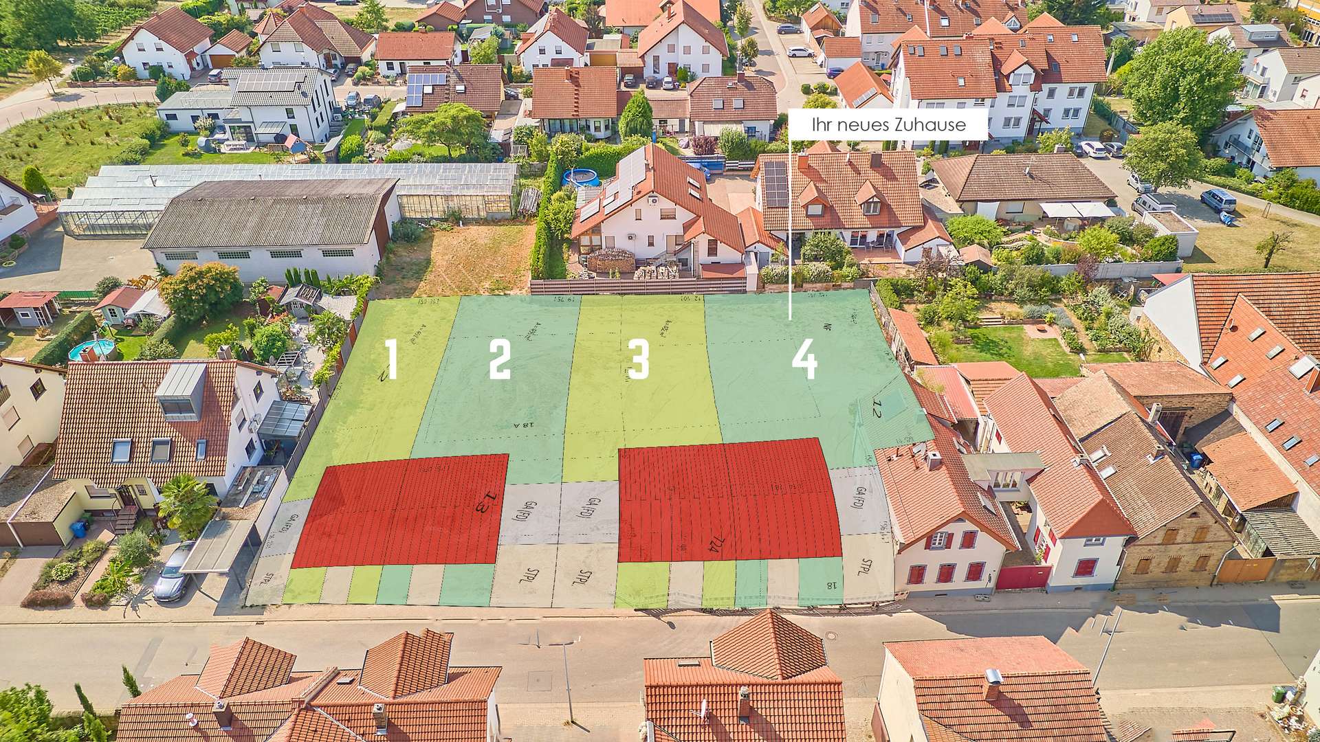 Familienfreundlich bauen: Bauplatz für Doppelhaushälfte in ruhiger Lage, 67149 Meckenheim, Grundstück
