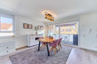 Stilvolle Maisonette-Wohnung mit moderner Ausstattung, Balkon und Garage - Esszimmer