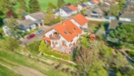Stillvolles Anwesen mit traumhaften Blick aufs Haardtgebirge & das Hambacher Schloss - Drohnenaufnahme