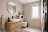 Modernes Wohnen nach Ihren Vorstellungen – Ausbauhaus mit 2 Maisonettewohnungen - Badezimmer - digitales staging