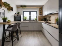 Familienanwesen mit Mehrgenerationenpotenzial, Innenhof & Einliegerwohnung - Küche - digitales staging