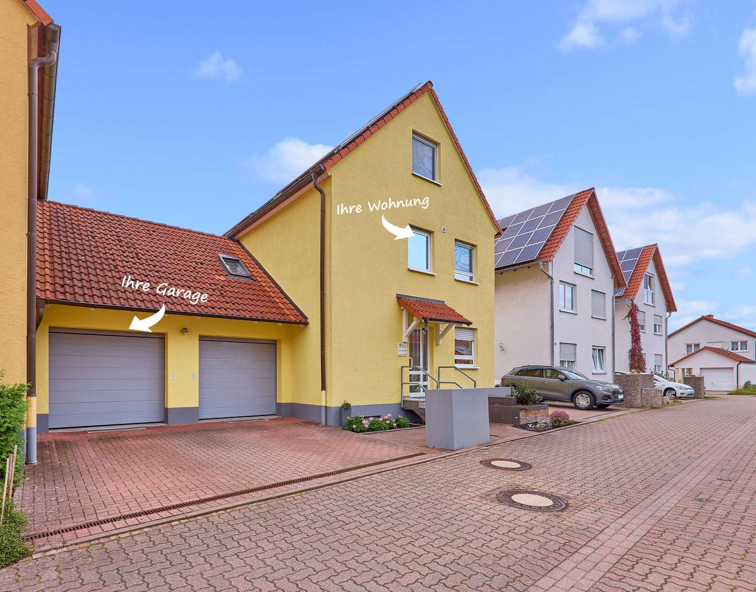 Moderne 4-Zimmer Maisonettewohnung mit gemütlichem Balkon, PV-Anlage & Garage in optimaler Lage, 67125 Dannstadt-Schauernheim, Etagenwohnung