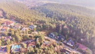 Wohnen im Grünen: Großzügiges Baugrundstück in ruhiger Lage - Drohnenansicht