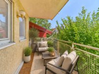 Attraktive Eigentumswohnung mit Südbalkon, 2 Stellplätzen & viel Platz zum Wohlfühlen - Balkon - digitales staging