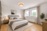 Attraktive Eigentumswohnung mit Südbalkon, 2 Stellplätzen & viel Platz zum Wohlfühlen - Schlafzimmer - digitales staging
