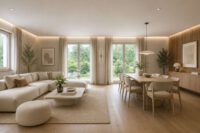 Modernes Wohnen nach Ihren Vorstellungen – Ausbauhaus mit 2 Maisonettewohnungen - Wohnzimmer UG - digitales staging