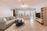 Vermietete 3-Zimmer-Wohnung mit ca. 4 % Rendite in zentraler Lage - Wohnbereich -digitales staging