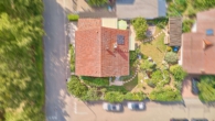 Einfamilienhaus mit idyllischem Garten - Drohnenaufnahme