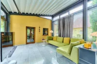 Wohnensemble mit Dreiseithof-Charakter, Wintergarten & mediterranem Flair - Wintergarten