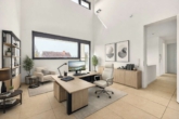 Spektakuläre Bauhaus-Villa in Feldrandlage - Familien- & altersgerecht - Büro - digitales staging