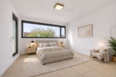 Spektakuläre Bauhaus-Villa in Feldrandlage - Familien- & altersgerecht - Schlafzimmer - digitales staging