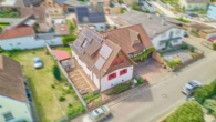 Stilvolles Wohnen in Waldnähe - Repräsentatives Fachwerkhaus mit Charakter - Luftaufnahme