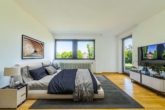 Architektenhaus am Häuselberg mit Einliegerwohnung & traumhaftem Weitblick über die Rheinebene - Digitales Staging