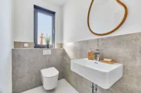 Zweifaches Wohnglück: Moderne Doppelhaushälften zum Erstbezug - Gäste-WC