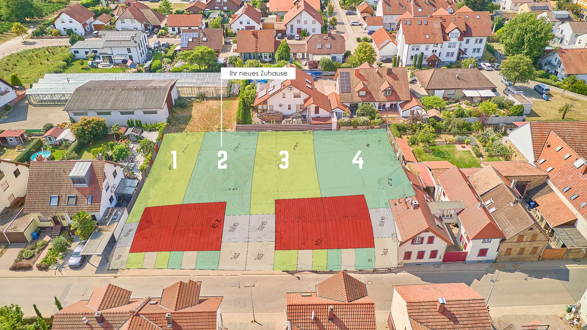 Familienfreundlich bauen: Bauplatz für Doppelhaushälfte in ruhiger Lage, 67149 Meckenheim, Grundstück