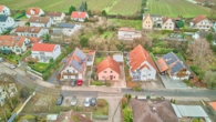 Familienfreundliches Einfamilienhaus mit lichtdurchflutetem Wohnbereich & weitläufigem Garten - Drohnenansicht