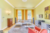 Außergewöhnliche Villa für höchste Ansprüche mit Jugendstilelementen & besonderem Außenbereich - Wohnzimmer