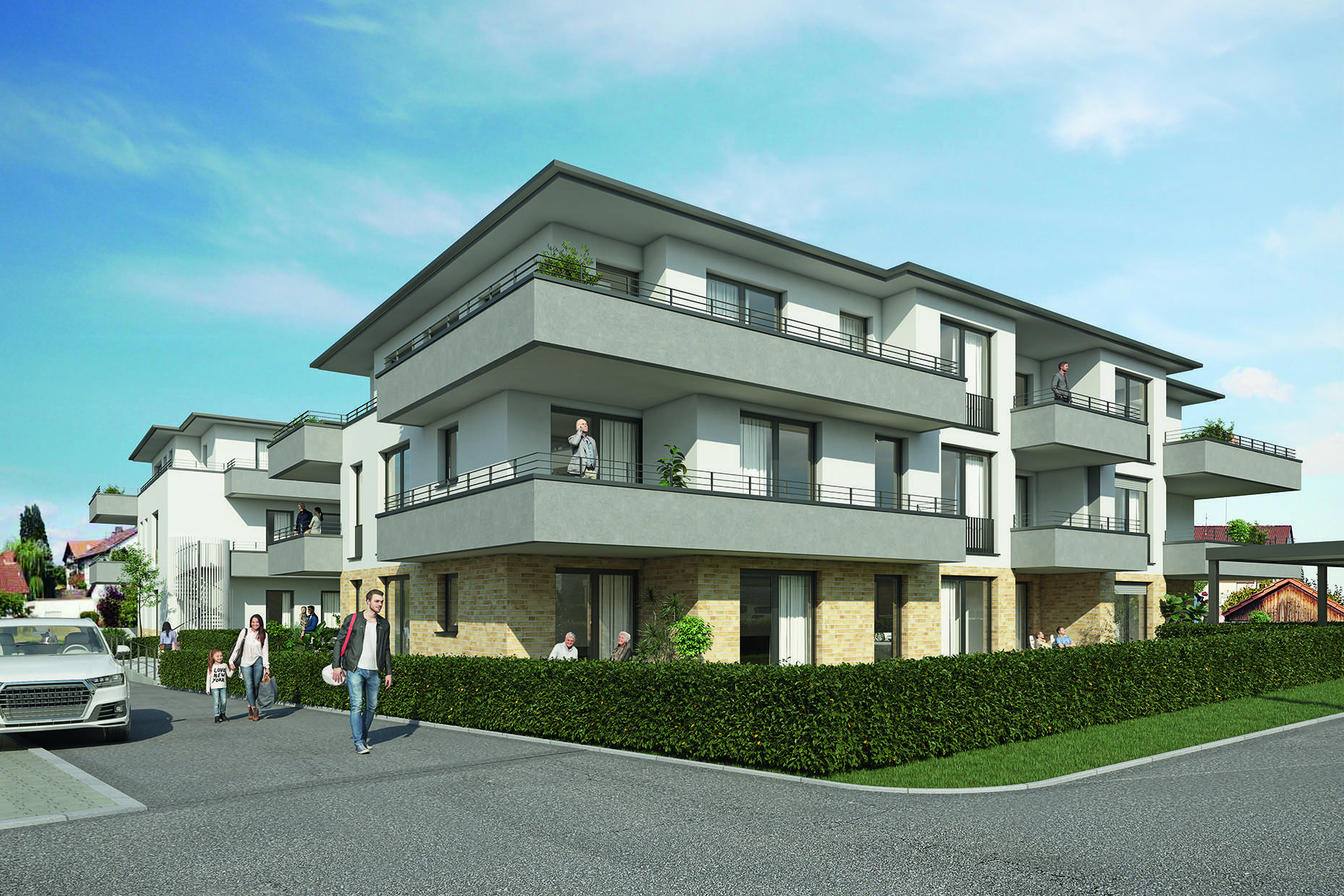 Leben & Genießen: hochwertige 3-Zimmer-Wohnung im Erdgeschoss mit Privatgarten, 67157 Wachenheim an der Weinstraße, Erdgeschosswohnung