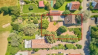 Wohnen im Grünen – Lichtdurchflutetes, hochwertiges Domizil mit parkähnlichem Garten - Drohnenaufnahme