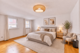 Ein Kauf – 2 Möglichkeiten: 4-Zimmer-Maisonette oder zwei separate Wohneinheiten als Kapitalanlage - Schlafzimmer DG - digitales staging