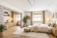 Großes Grundstück mit Einfamilienhaus – Chancen zur Erweiterung nach Nachbarschaftsbebauung - Schlafzimmer_digitales_staging