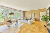 Repräsentatives Architektenhaus mit imposantem Garten & Einliegerwohnung in absoluter Spitzenlage - Wohnzimmer