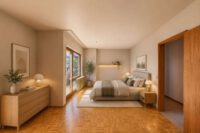 Wohnvielfalt mit großer Sonnenterrasse, individuell nutzbarem Grundriss & separatem Wohnbereich - Schlafzimmer - digitales staging